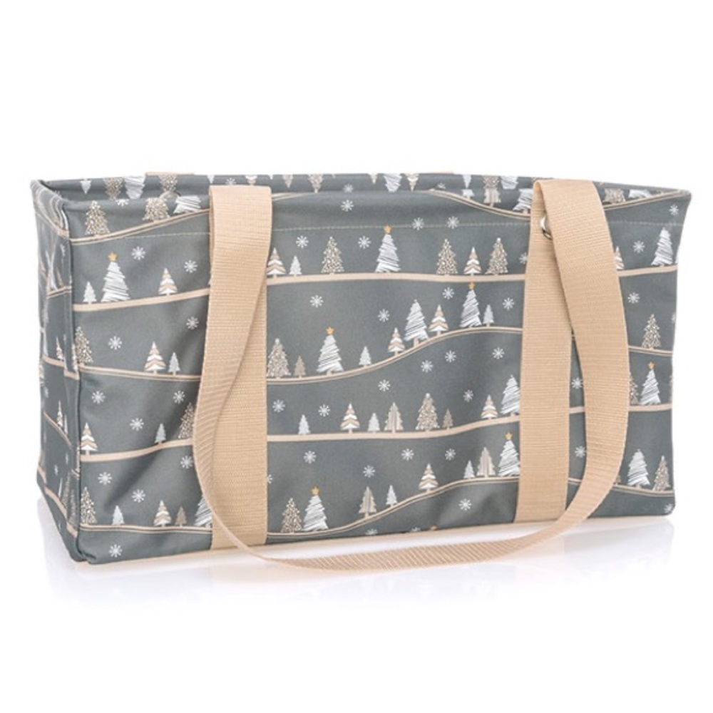 Medium Utility Tote - Snowy Slopes